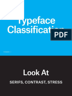 Typeface Classification: Typography I