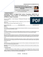 Analyzing Effects of Multi-Wall Carbon Nanotubes (MWCNT) & Polyethylene Glycol (PEG) on Performance of Water Base Mud (WBM) in Shale Formation