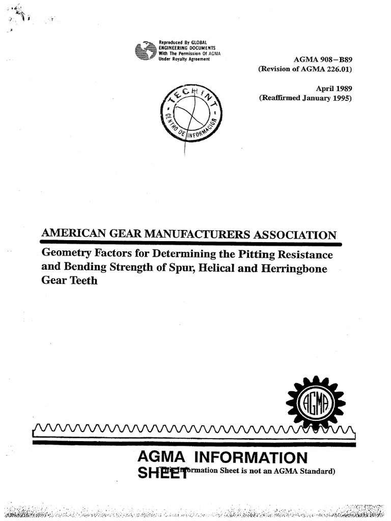 Agma 908 B89 PDF