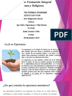 Maestría en Formación Integral Humana y Religiosa. La esperanza basada en la fe