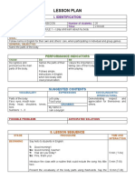 Lesson Plan: I. Identification