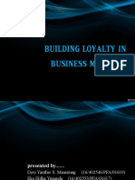 MMF-CASE 2-Building Loyalty in Business Market