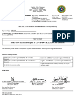 Sars-Cov-2 (Causative Agent of Covid-19 Viral Rna Not Detected