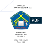 Makalah "Gerakan Non Blok Dan Kaa"