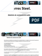 Medicion de Resistencia de Malla Parres Steel