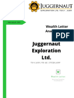 Wealth Letter: Juggernaut Exploration Ltd. $JUGR $JUGRF