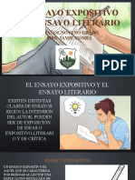 EL ENSAYO EXPOSITIVO Y EL ENSAYO LITERARIO Noveno