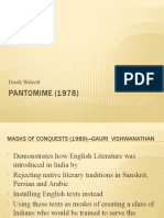 PANTOMIME (1978) : Derek Walcott