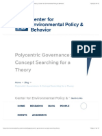Polycentric Governance