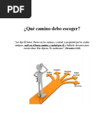 Que Camino Debo Escoger