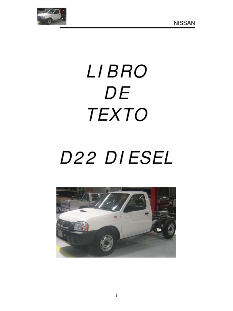(NISSAN) Manual de Taller Motor Nissan D22 | PDF | Motor de combustión ...