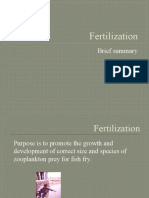 Fertilization: Brief Summary