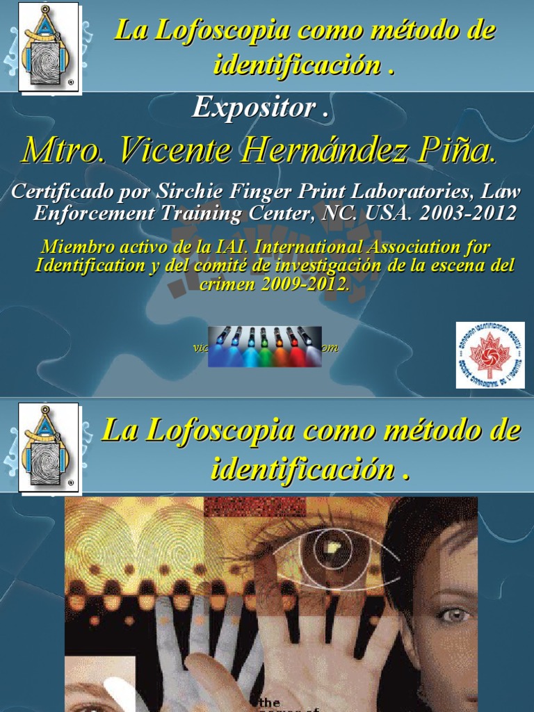 Lofoscopia: Método de Identificación Forense | PDF | Ciencia forense ...