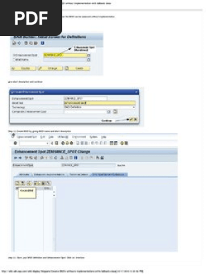 Sap Community Network Wiki Code Gallery Create Badi Without Implementati Object Oriented Programming Programming Paradigms