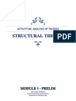 MODULE 1 - Activity #4 Analysis of Trusses