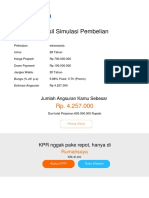 Hasil Simulasi KPR BCA Pembelian