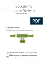 Introduction To Computer Systems: Jaydwin T. Labiano, MIT