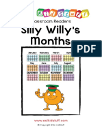Silly Willy's Months: Classroom Readers
