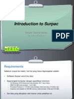 Introduction To Surpac (Tutus Kusuma)