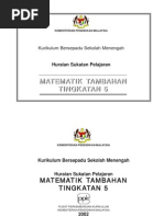 Matematik - Matematik Tambahan Tingkatan 5