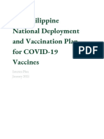 The Philippine National COVID-19 Vaccination Deployment Plan The FINAL