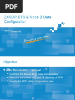 ZXSDR Bts & Node B Data Configuration: ZTE University