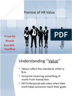 Premise of HR Value