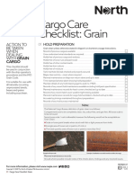 Grain Cargo Checklist