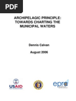 Archipelagic Principle Towards Charting of The Municipal Waters