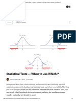 Data Science_V Nigam - Statistical Tests_When to use Which