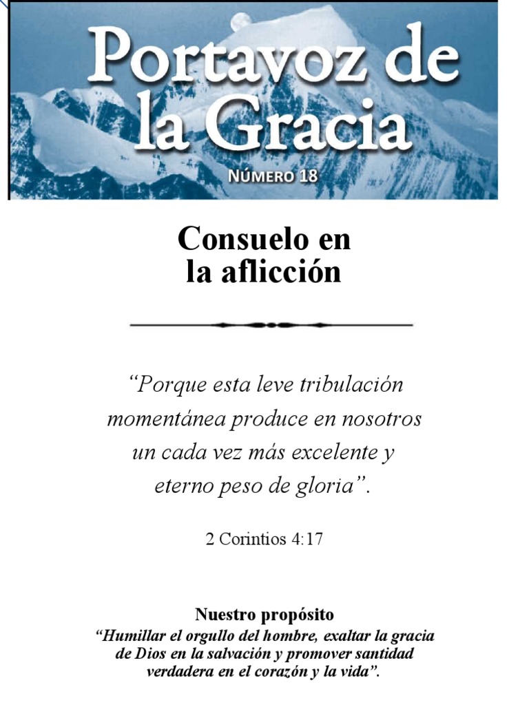 Consuelo en La Aflicción | PDF | Cristo (título) | Moisés