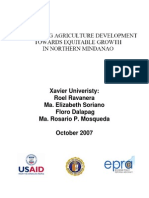 Localizing Agri Development Towards Equitable Growth in Northern Mindanao