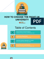 How To Select UK University