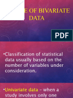 Nature of Bivariate Data