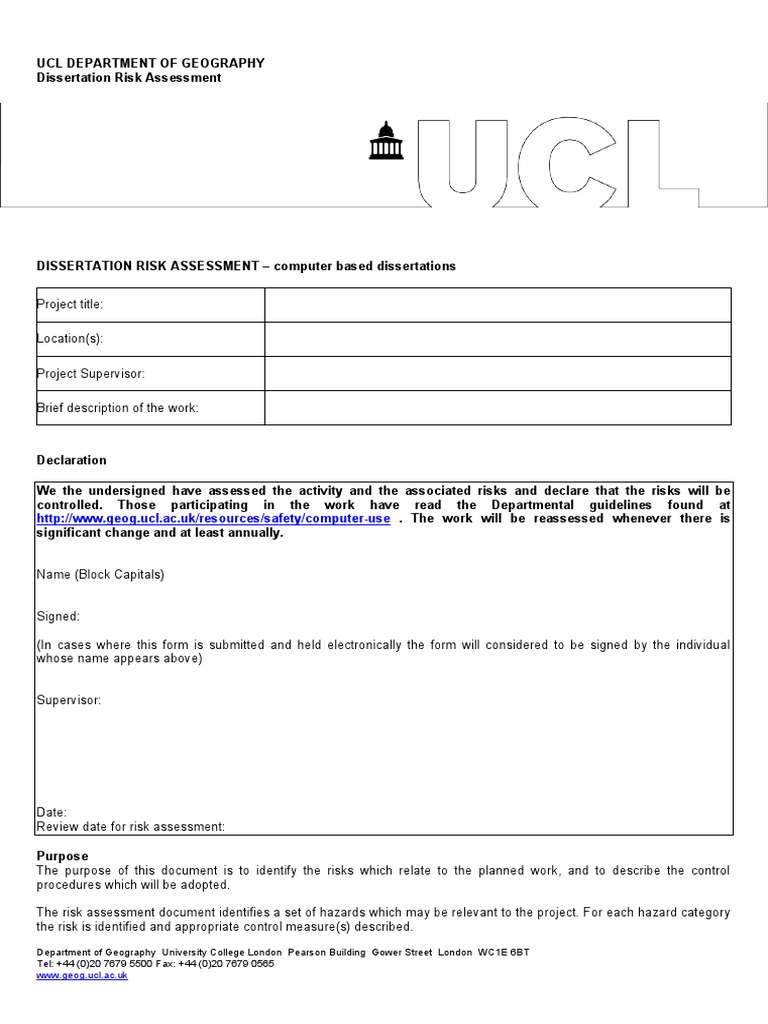 DSEriskformnameof Student | PDF | Risk Assessment | Risk