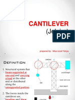 Cantilever: (Jelujur)