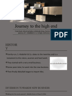 Journey To The High End
