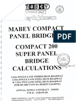 Mabey & JohnSon Bridge Calculations