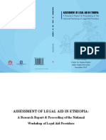 Assessment of Legal Aid in Ethiopia A Re