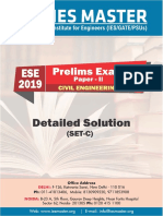 ESE 2019 Prelims Civil Engineering Detailed Solution SET C