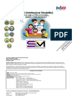 SPED (Intellectual Disability) : Care Skills On Food and Nutrition Module 4-Fresh and Spoiled