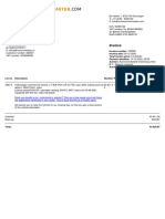 Auto Auction Invoice for Volkswagen Commercial Vehicle