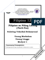 Filipino 12 q1 Mod1 Tech Voc