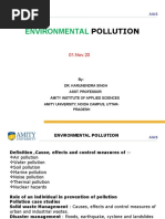 Environmental Pollution Evs