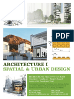 Architecture Spatial & Urban Design Poster