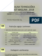 Optimalna Tehnoloska Zrelost Maslina Istra I Dalmacija 2018
