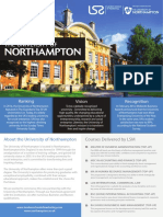 University of Northampton Flyer