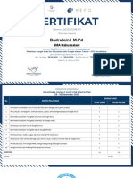 Sertifikat DDGSE-MN1 Badrulaini, M.PD