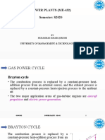 Power Plants (Me-432) Semester: S2020: University of Management & Technology, Lahore