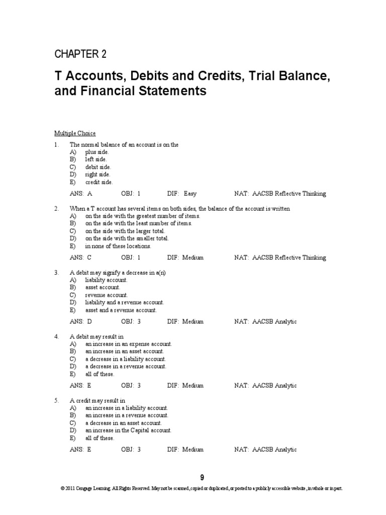 Test Bank College Accounting Chapters 1 24 10th Edition McQuaig PDF